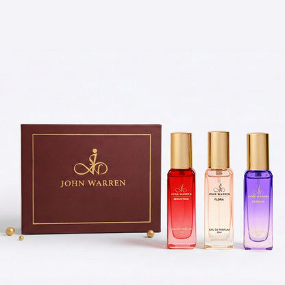 JOHN WARREN Men's Eau de Parfum Gift Set, 4 x 20ml Bottles, 350g, Adult (8)