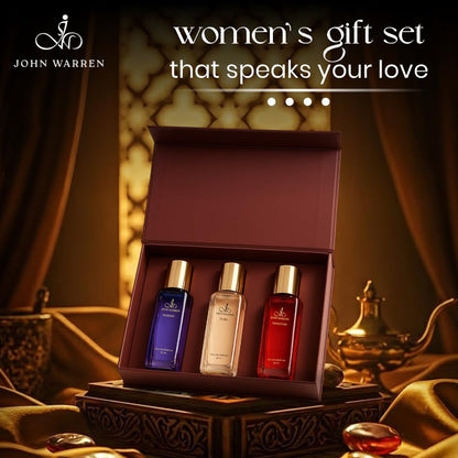 JOHN WARREN Men's Eau de Parfum Gift Set, 4 x 20ml Bottles, 350g, Adult - front view (9)