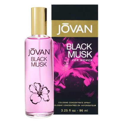 Jovan Black Musk Eau De Cologne for Women, 96ml, Spray - Modern Musk Fragrance - in use