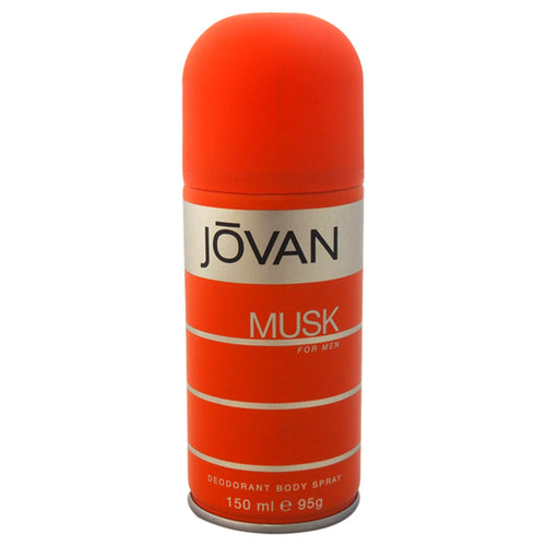 Jovan Musk Body Spray for Men, 150ml, Deodorant Body Spray