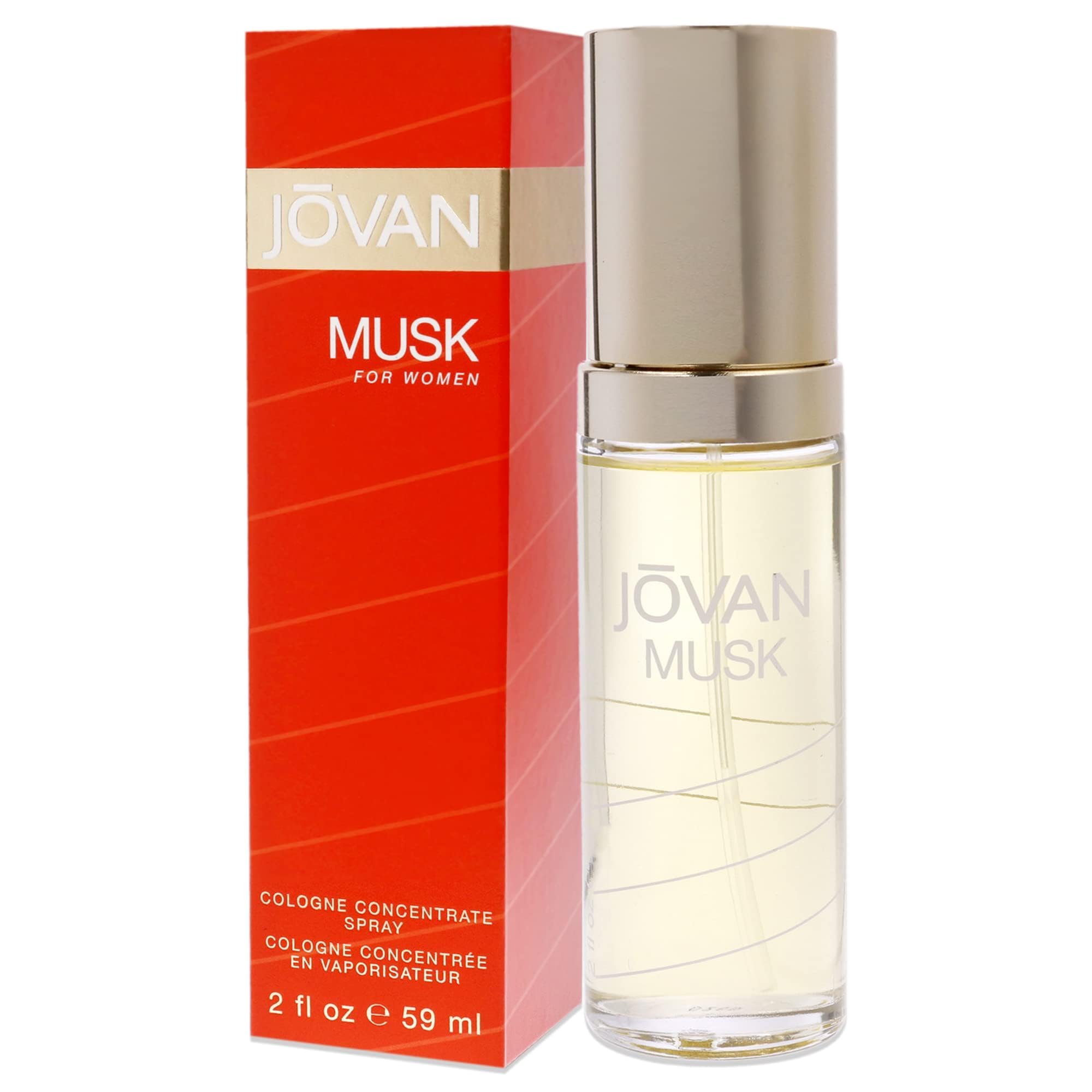 Jovan Musk by Jovan for Women Eau de Cologne Spray, 2 fl oz - front view
