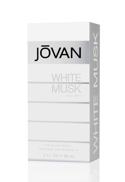 Jovan White Musk Eau de Cologne for Men, 88ml - front view