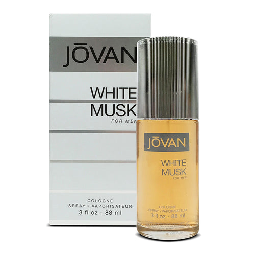 Jovan White Musk Eau de Cologne for Men, 88ml, Cologne Spray