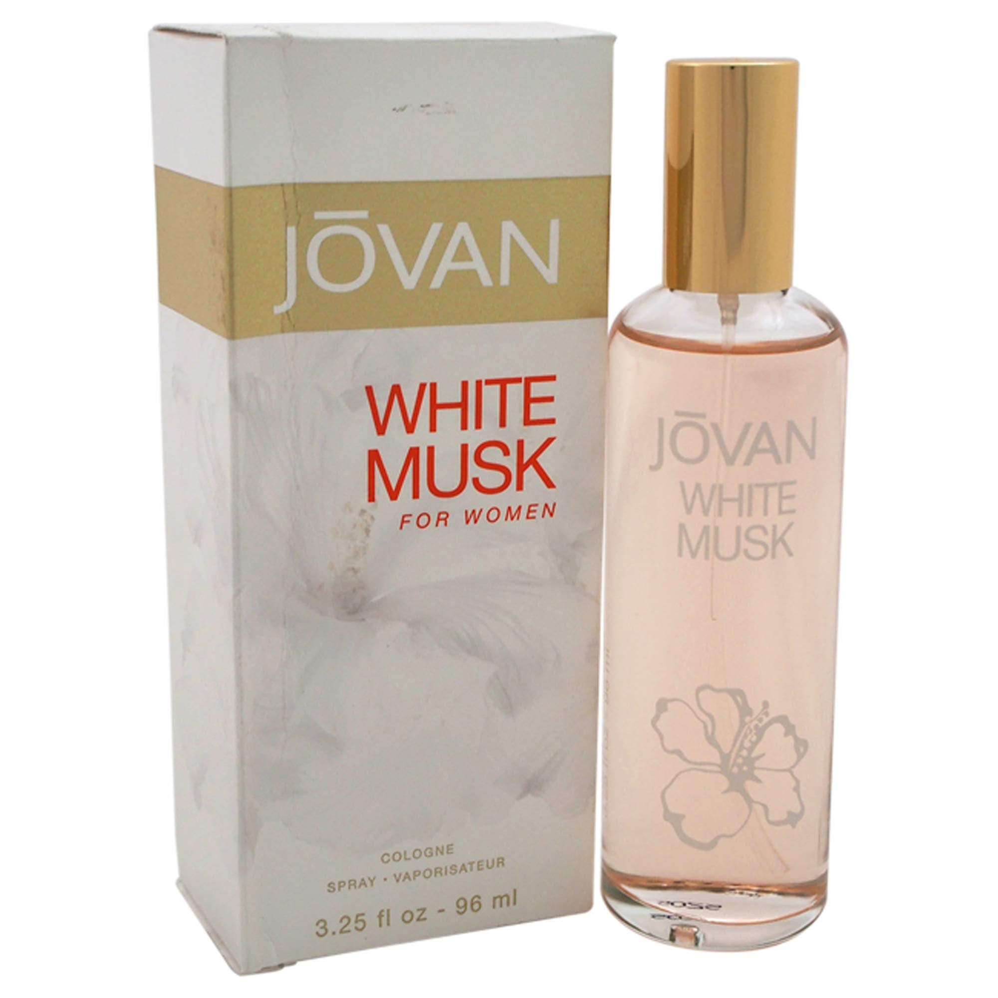 Jovan White Musk Eau de Cologne for Women 96ml Floral Musky Fragrance with Jasmine and Musk Notes