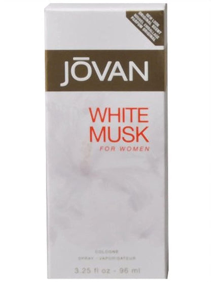 Jovan White Musk Eau de Cologne Spray for Women, 3.4 oz (96 ml) - Modern Fresh Scent