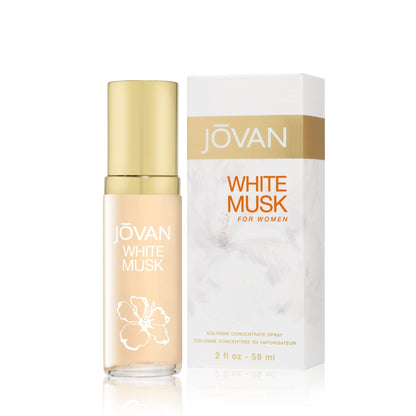Jovan White Musk for Women Cologne Spray, 2 fl oz, Modern Eau de Cologne - front view