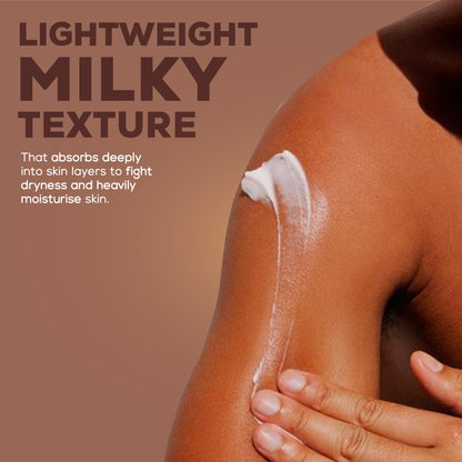 JOY Cocoa Rich Body Lotion with Shea Butter and Cocoa Butter, Non-Greasy Lightweight Formula, Unisex - packaging (10)