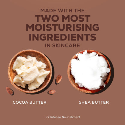 JOY Cocoa Rich Body Lotion with Shea Butter and Cocoa Butter, Non-Greasy Lightweight Formula, Unisex - front view (8)