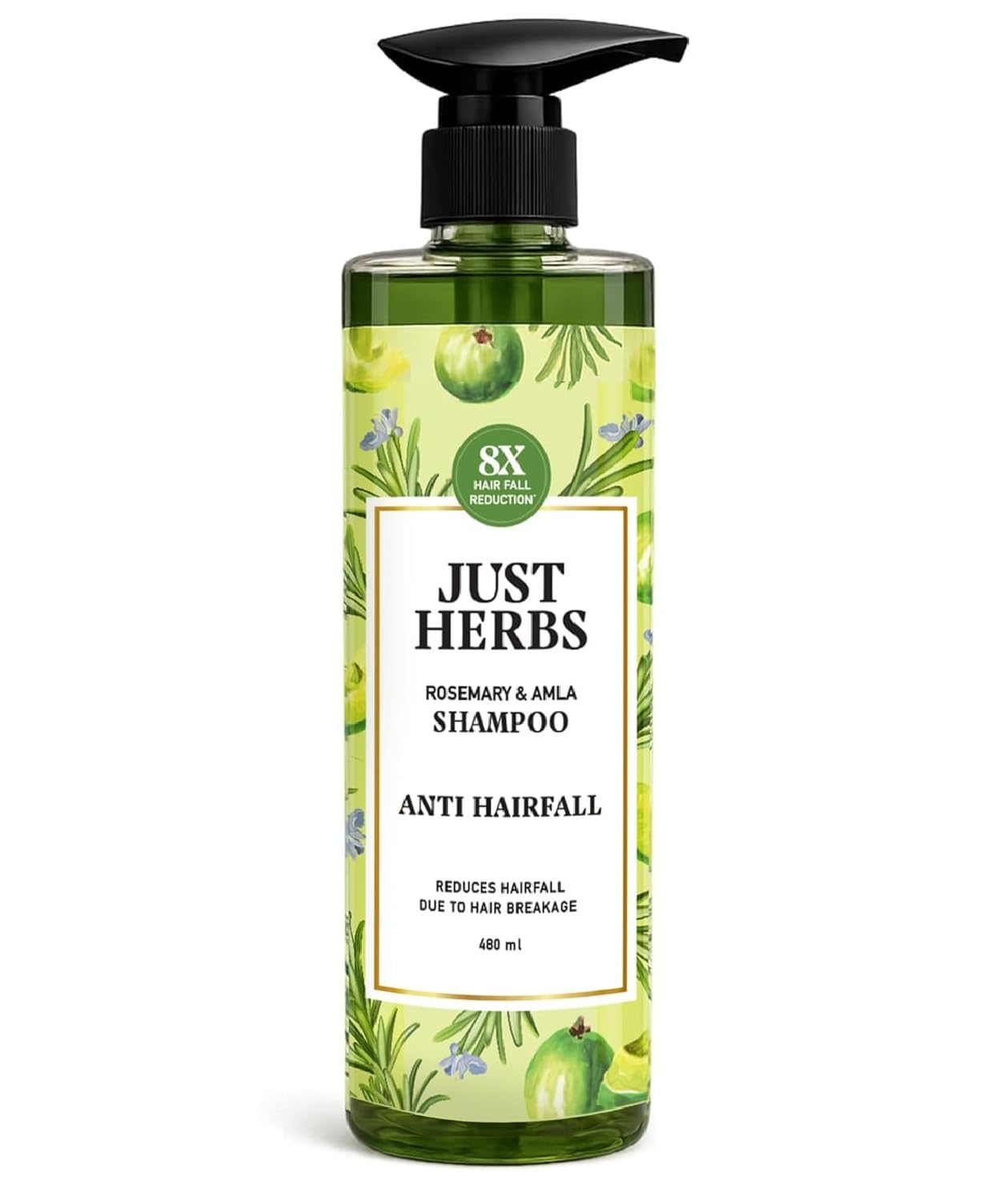 Just Herbs Ayurvedic Shampoo with Amla, Hibiscus & Neem for Normal to Oily Hair (13)