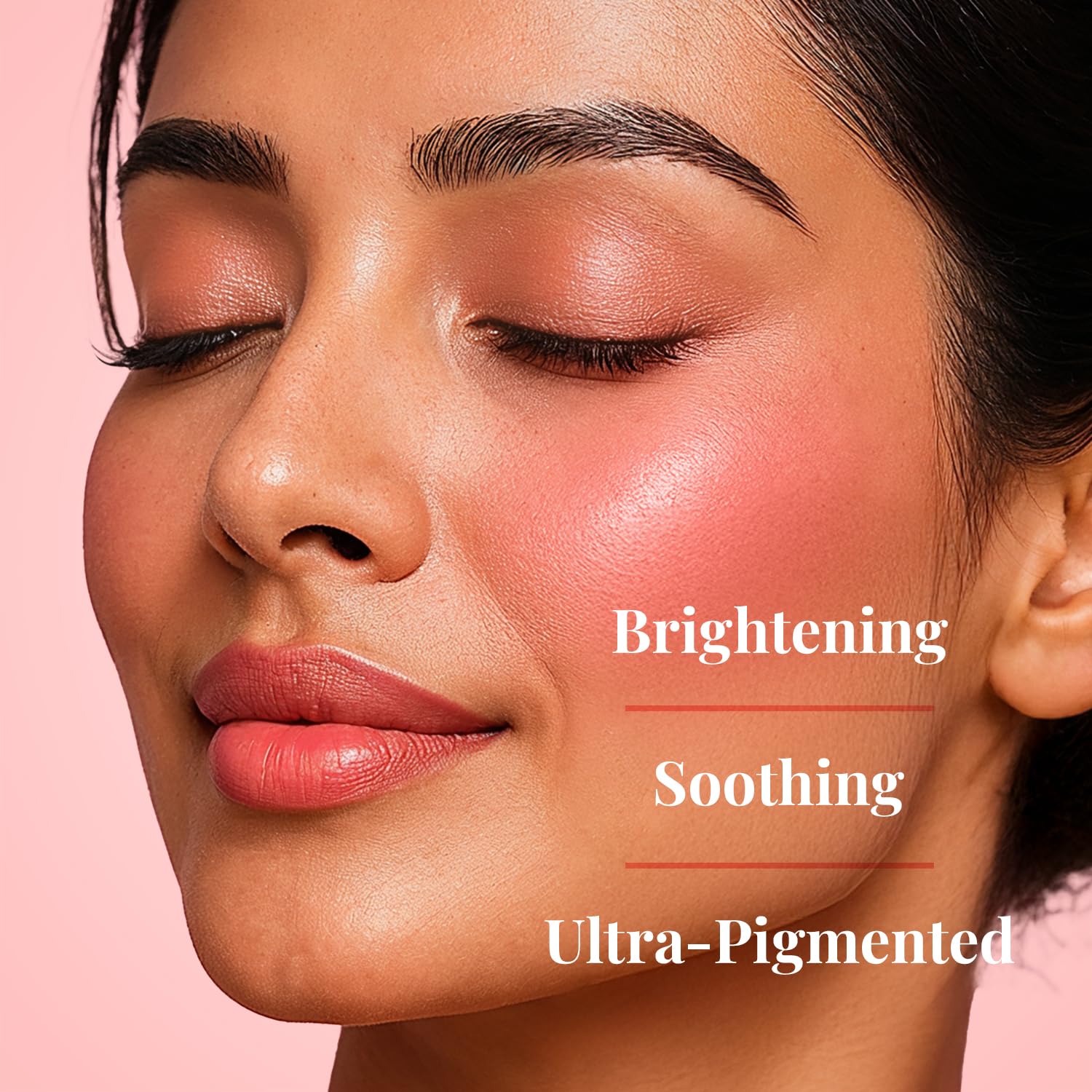 Just Herbs Dewy Glow Blush Stick Peach Born 14g Multi-Purpose Cream Blush for Cheeks Eyes Lips - packaging