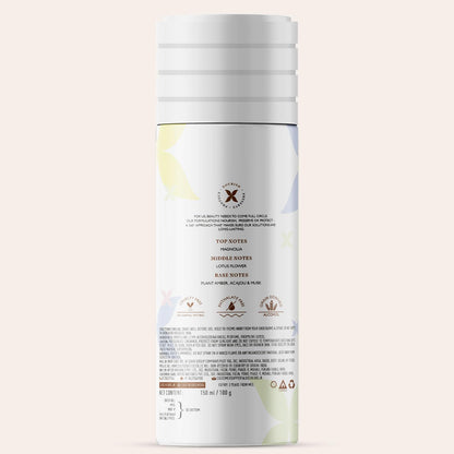 Just Herbs Floral Fiesta Body Spray for Women, 150 ml, Natural Deodorant with Magnolia and Lotus - close-up detail