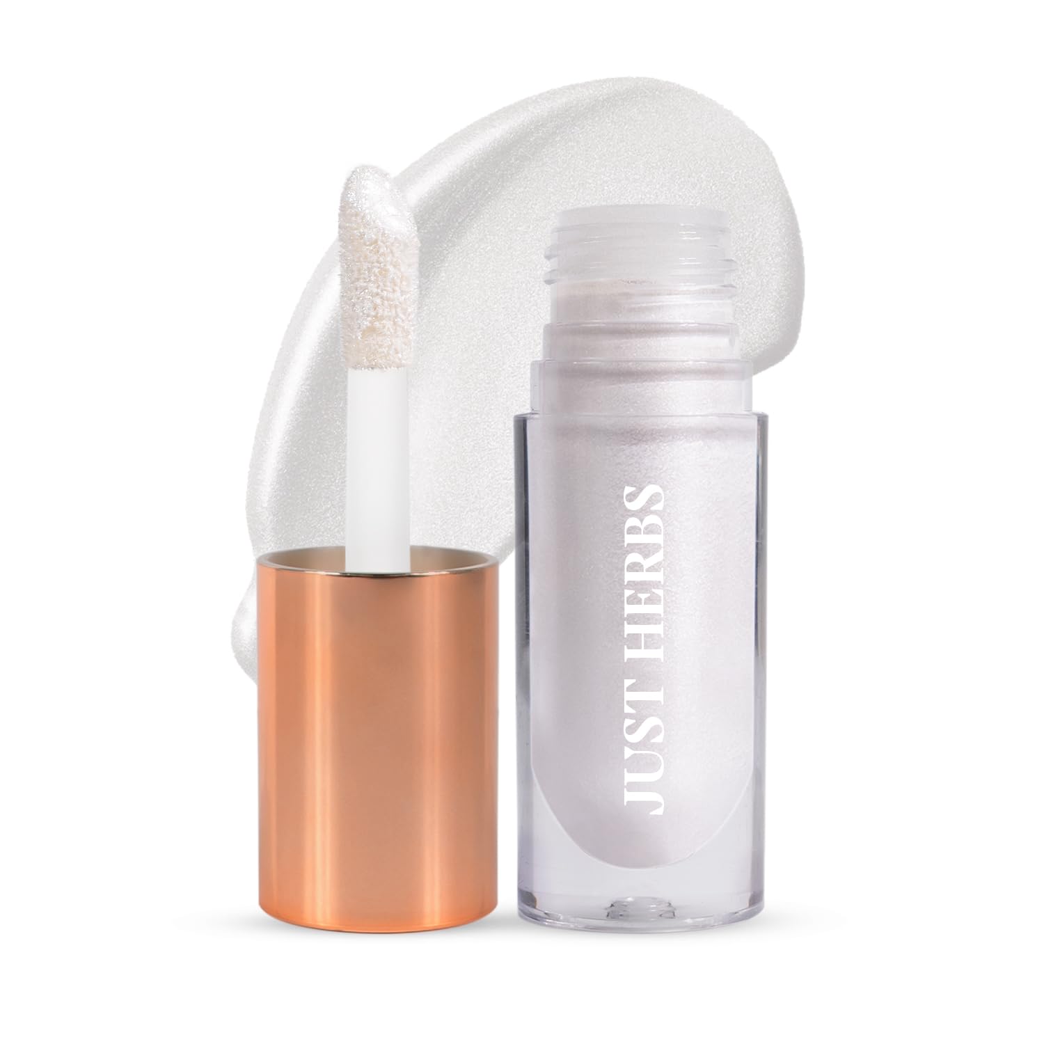 Just Herbs Glaze Nectar Ultra Radiance Liquid Highlighter, 6g, Face Shaping Makeup with Shea Butter and Aloe Vera (13)