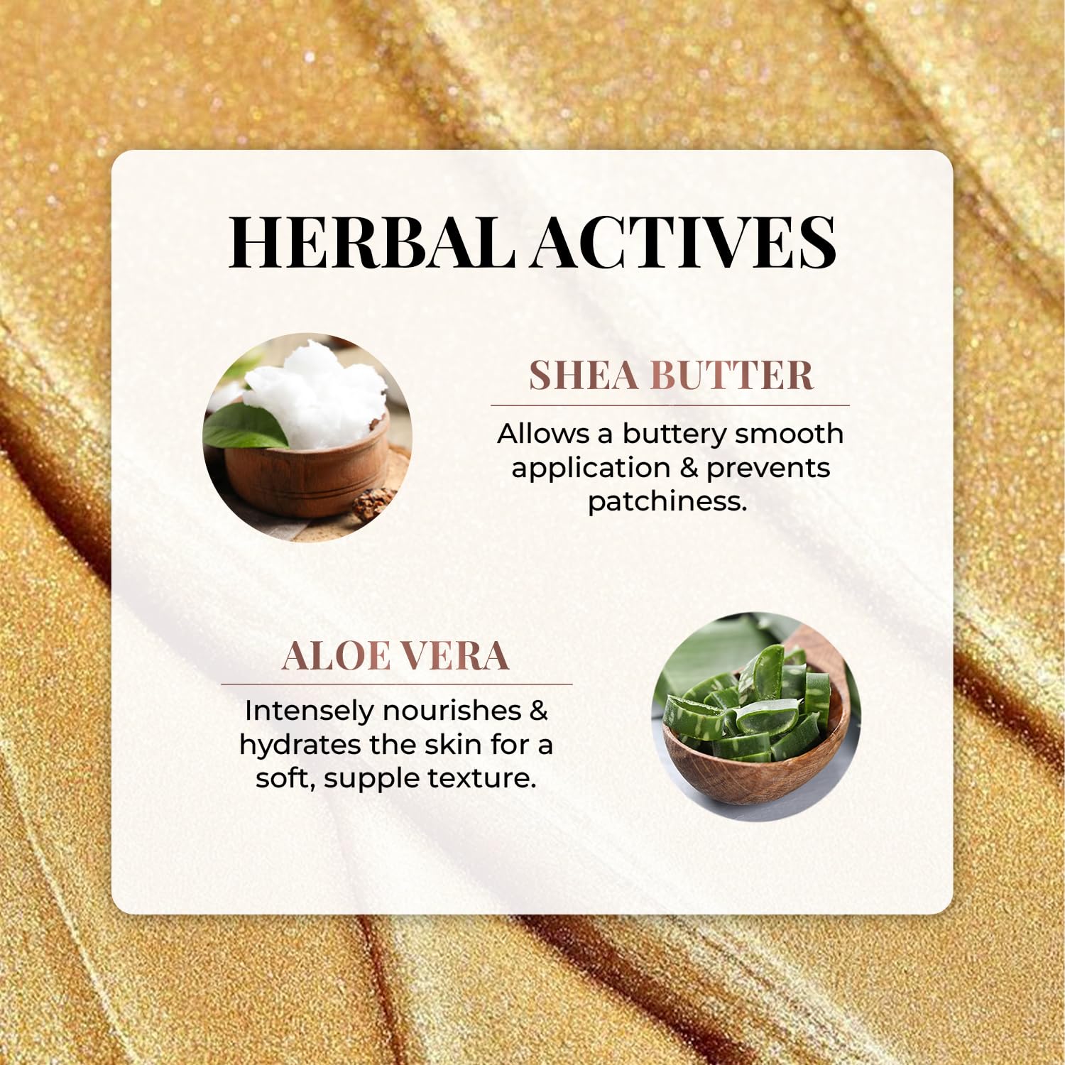 Just Herbs Glaze Nectar Ultra Radiance Liquid Highlighter, 6g, Face Shaping Makeup with Shea Butter and Aloe Vera - close-up