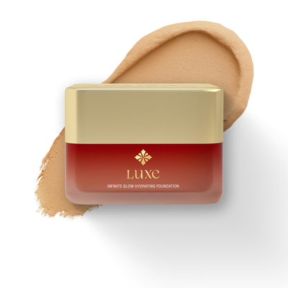 Just Herbs Luxe Infinite Glow Hydrating Foundation, Whipped Mousse Makeup, Soft Matte Finish, Ayurvedic Formula, 6 Shades (11