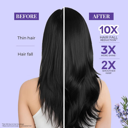 Just Herbs Rosemary Ayurvedic Hair Oil, 180ml, Herbal Kesh Taila for Regular Hair Care - ingredients panel