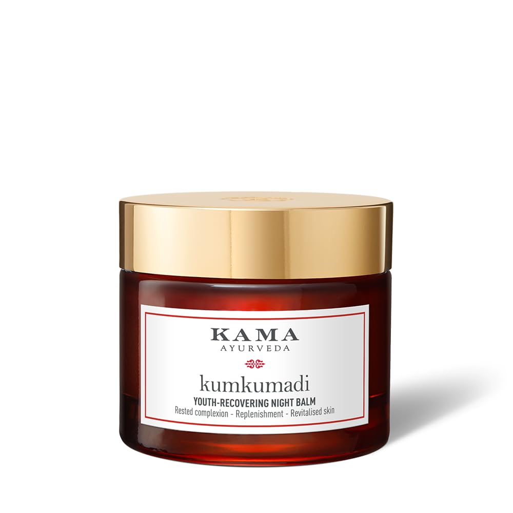 Kama Ayurveda Kumkumadi Night Balm, Unisex Night Cream with Natural-Origin Ingredients