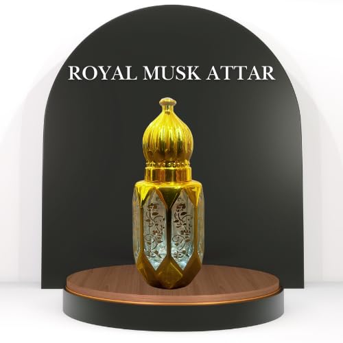 Kannauj Perfume Royal Musk Attar, Kannauj Special Musk Oil, 50g, Unisex Adult, Traditional Indian Attar