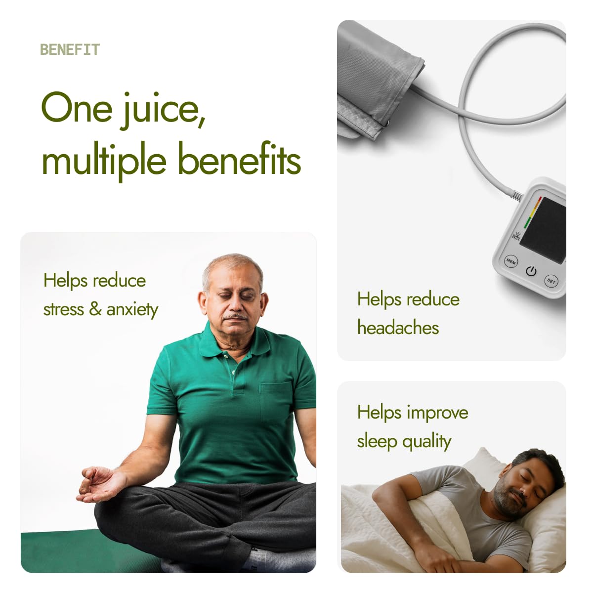 Kapiva BP Care Juice, 1 Litre, Herbal Supplement with Arjuna, Garlic, Guggul & Jatamansi, GMP Certified, No Added Sugar - pac