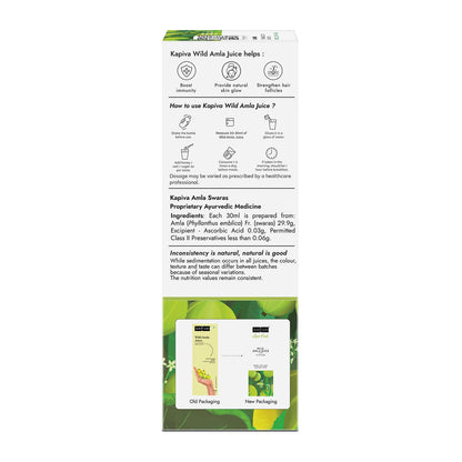 Kapiva Wild Amla Juice, 1L, Cold-Pressed, No Added Sugar - in use