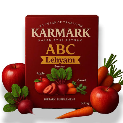 KAR Mark Karmark ABC Lehyam 500g - Apple, Beetroot & Carrot Herbal Supplement, No Refined Sugar, Rich in Fiber & Vitamins