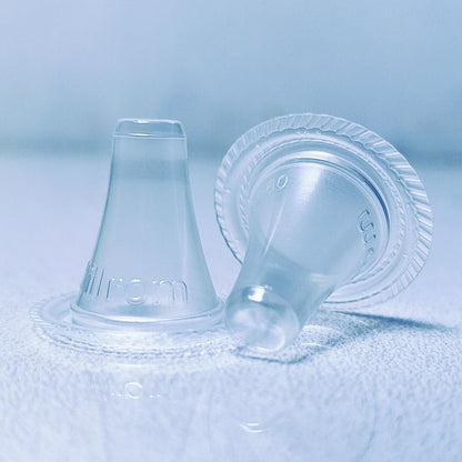 KASHSURG Disposable Ear Thermometer Lens Filters, Universal Fit for ThermoScan, Snap-On Design - back view