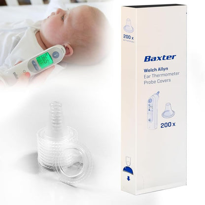 KASHSURG Disposable Ear Thermometer Lens Filters, Universal Fit for ThermoScan, Snap-On Design - ingredients panel