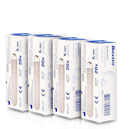 KASHSURG Disposable Ear Thermometer Lens Filters, Universal Fit for ThermoScan, Snap-On Design (9)