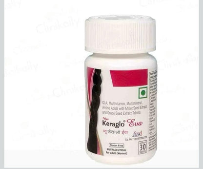 Keraglo Eva Hair Supplement, 30 Count, Unisex Adult - front view