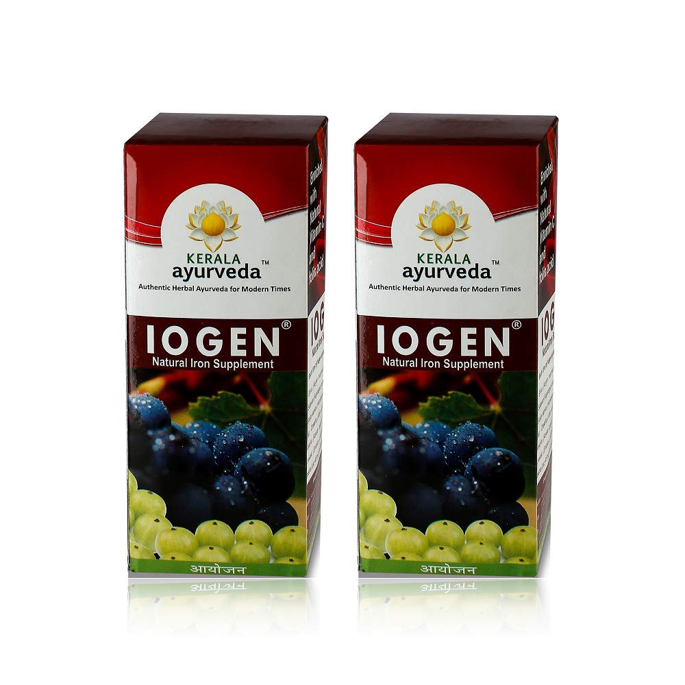 Kerala Ayurveda Iogen Syrup, 200ml, Herbo-Mineral Iron Formulation with Amla, Shatavari & Bilva (8)