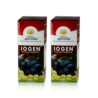 Kerala Ayurveda Iogen Syrup, 200ml, Herbo-Mineral Iron Formulation with Amla, Shatavari & Bilva (8)