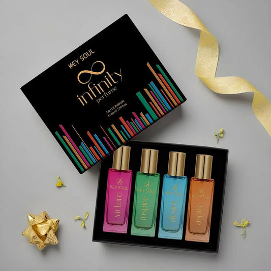 Keysoul 4-in-1 Infinity Perfume, 80ml, Unisex Fragrance with Multi-Layered Scent Notes