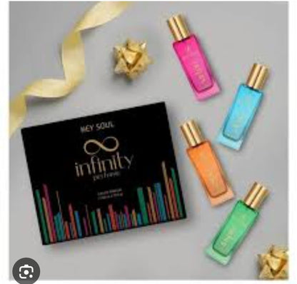 Keysoul 4-in-1 Infinity Perfume, 80ml, Unisex Fragrance with Multi-Layered Scent Notes - ingredients panel