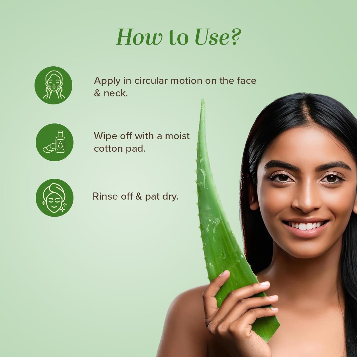 Khadi Natural Cucumber and Aloe Vera Cleansing Milk, Herbal Face Cleanser for Makeup Removal - ingredients panel
