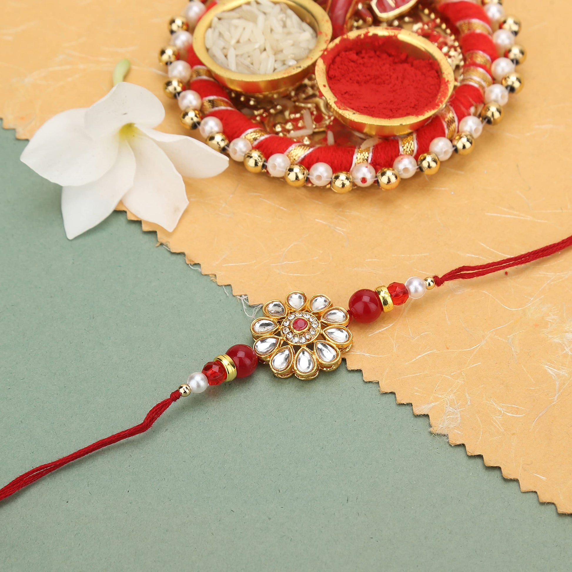 Khillayox Stylish rakhi for brother with greeting card| Rakhi/Raksha Bandhan Special & Stylish Greeting Card Rakhi Gift with 