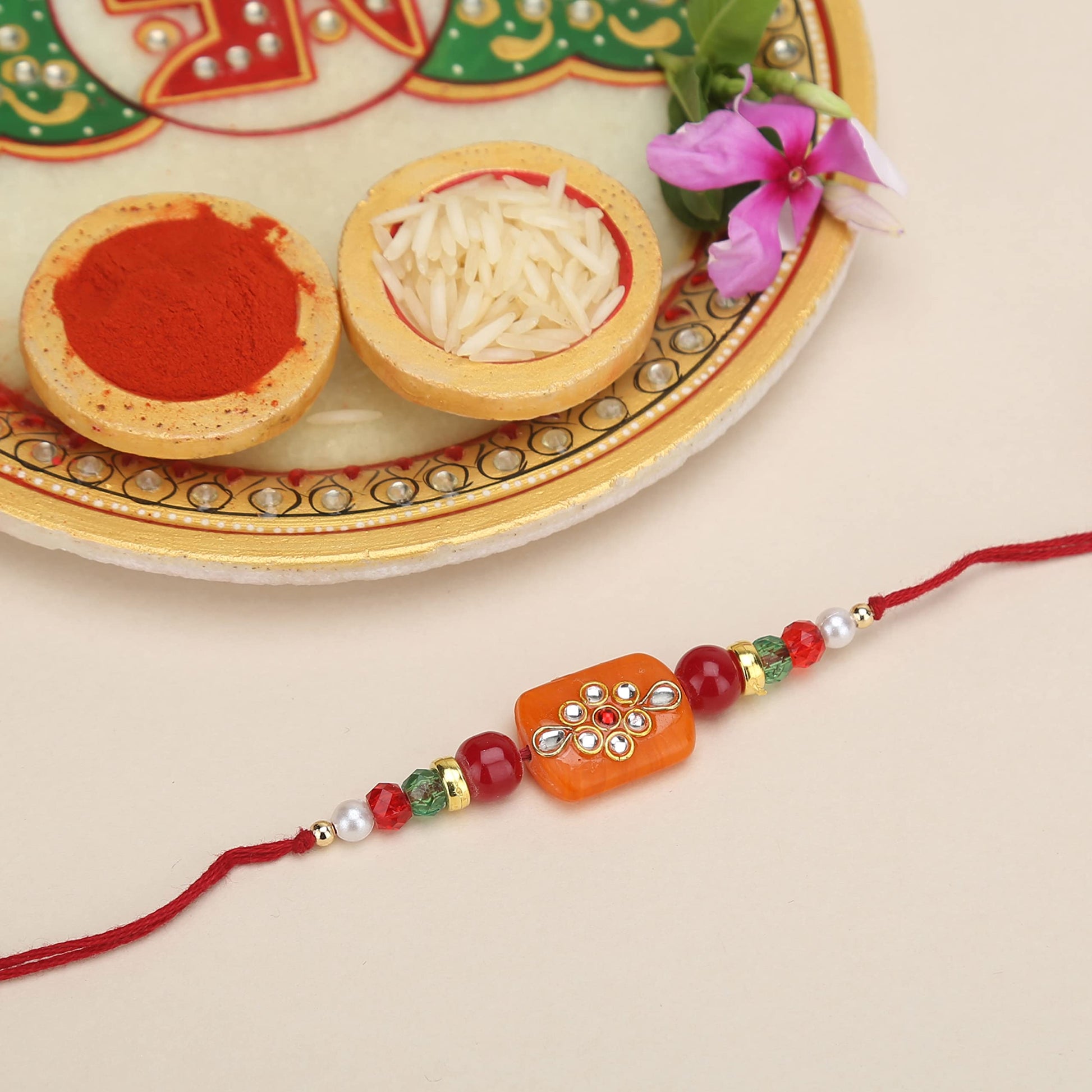 Khillayox Stylish rakhi for brother with greeting card| Rakhi/Raksha Bandhan Special & Stylish Greeting Card Rakhi Gift with 