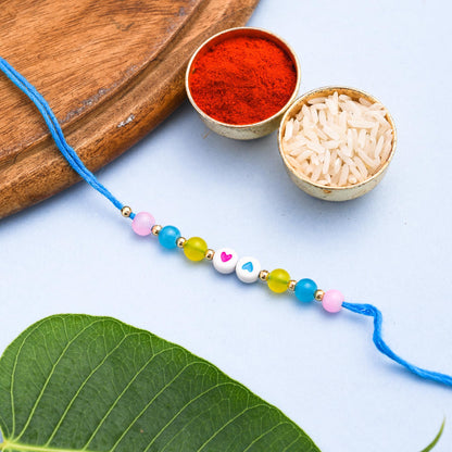 Khillayox Stylish rakhi for brother with greeting card| Rakhi/Raksha Bandhan Special & Stylish Greeting Card Rakhi Gift with 