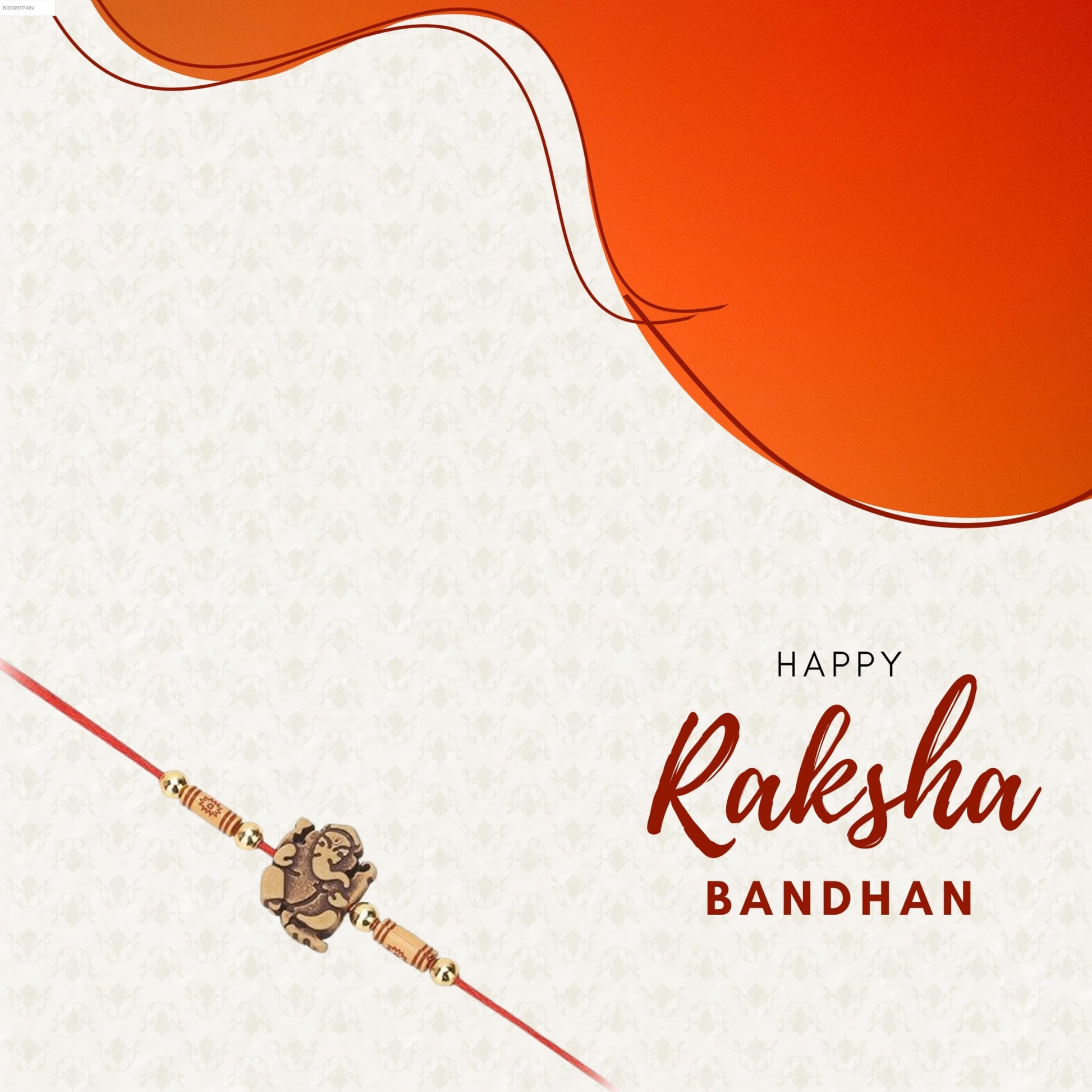 Khillayox Stylish rakhi for brother with greeting card| Rakhi/Raksha Bandhan Special & Stylish Greeting Card Rakhi Gift with 