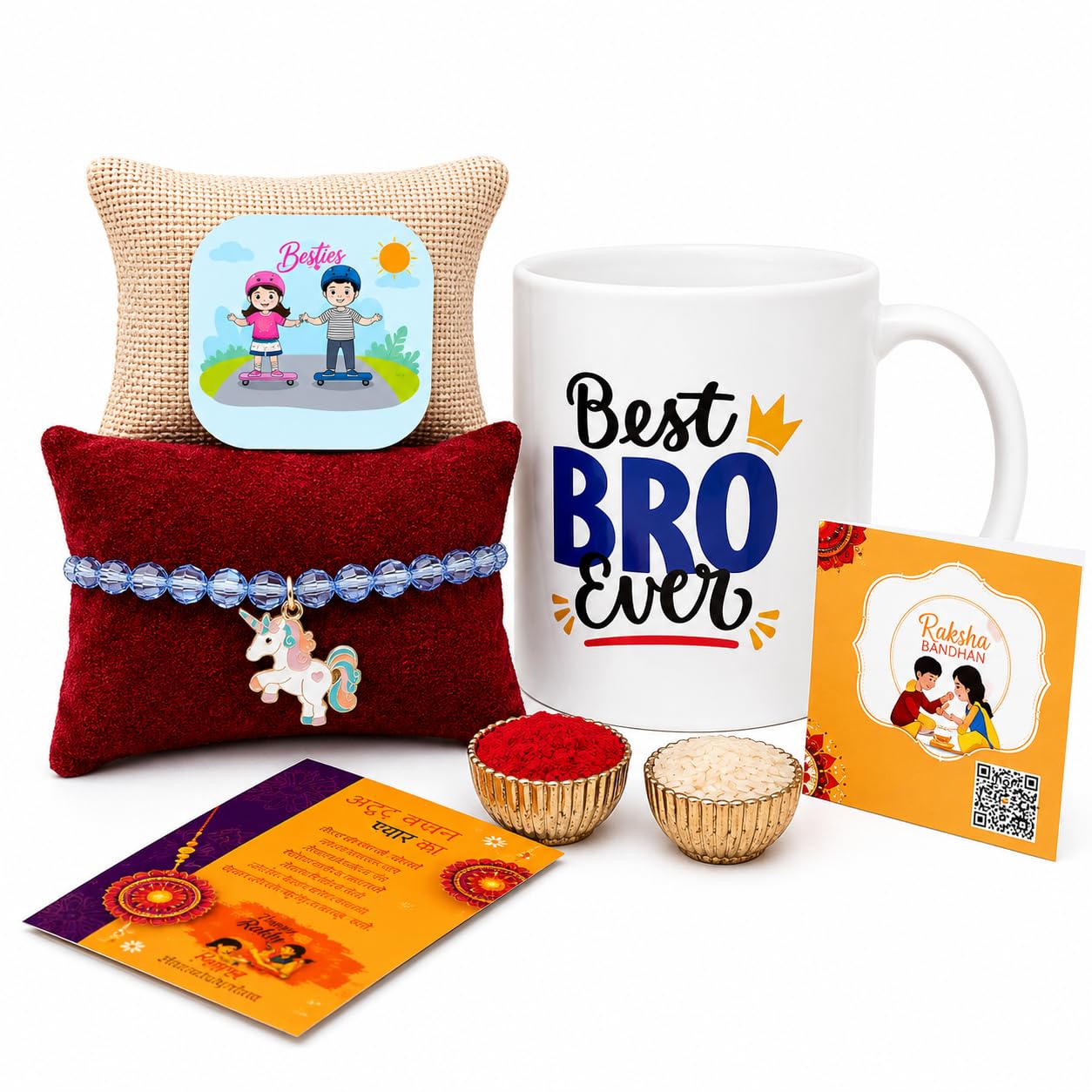 Kids Metal Rakhi – Cartoon Character Rakhi/Bracelet for Boys | Durable Design with Roli Chawal | Raksha Bandhan Gift Card (BH