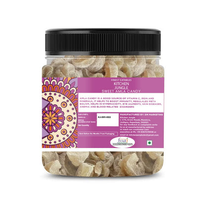 Kitchen Jungle Dried Sweet Amla Candy, 200g, Natural Classic Snack - front view (3)
