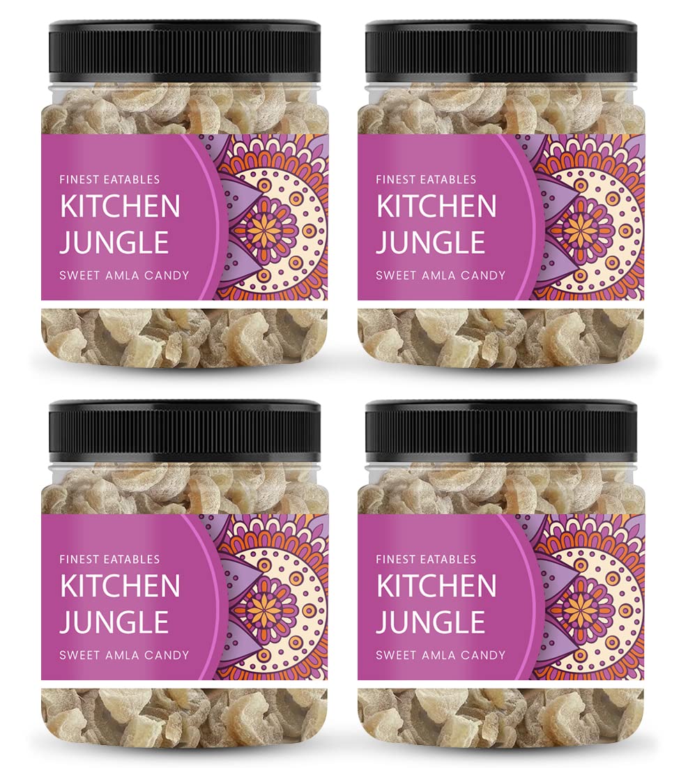 Kitchen Jungle Dried Sweet Amla Candy, 200g, Natural Classic Snack (5)