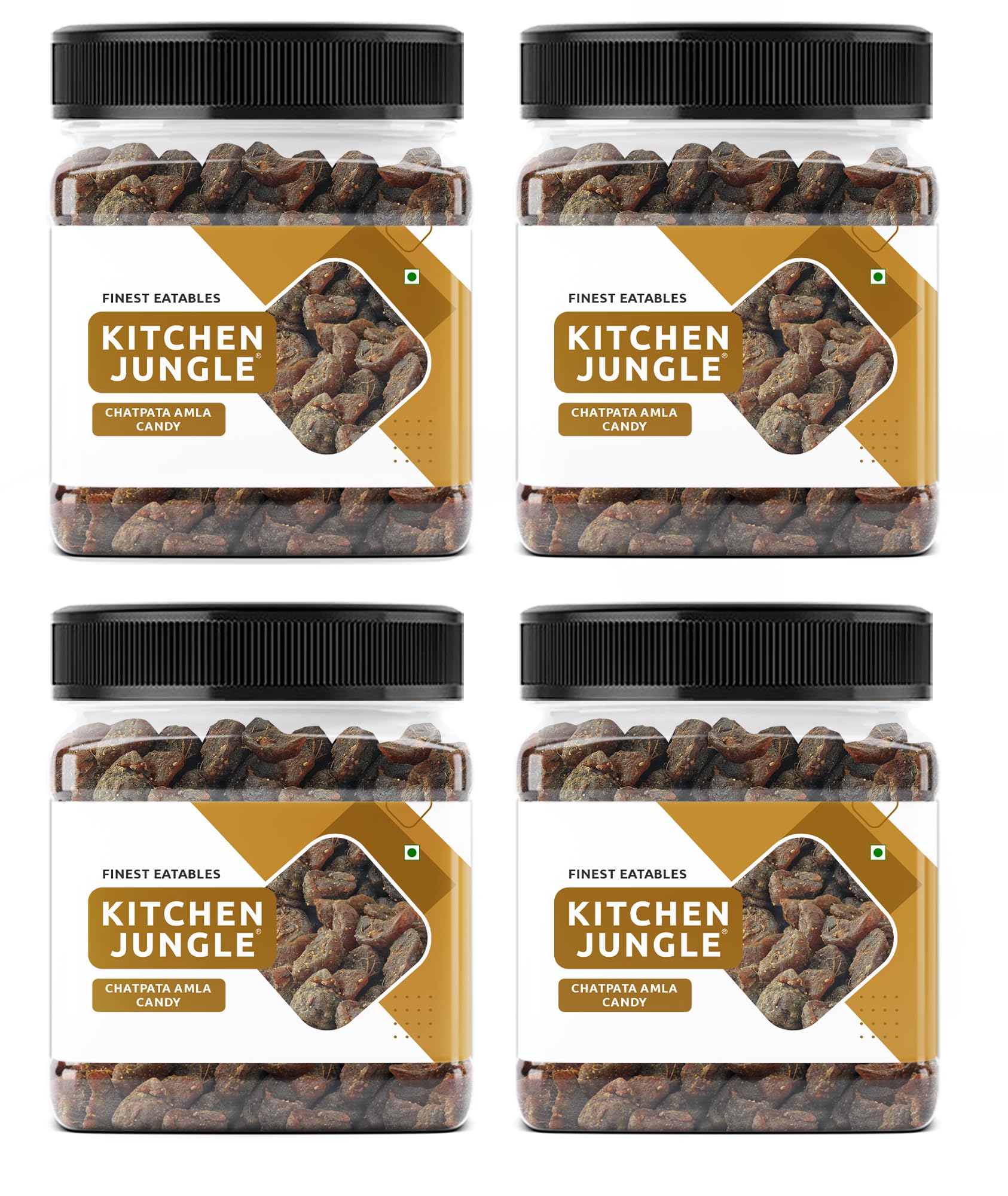 Kitchen Jungle Natural Dried Chatpata Spicy Amla Candy, Tangy Spiced Indian Gooseberry Snack, No Preservatives (11)