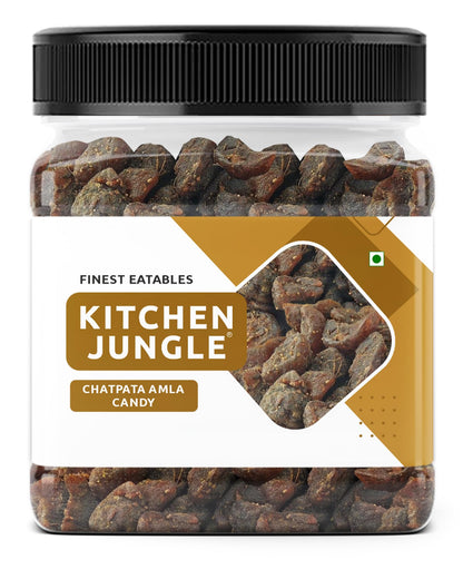 Kitchen Jungle Natural Dried Chatpata Spicy Amla Candy, Tangy Spiced Indian Gooseberry Snack, No Preservatives (2)