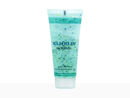 KLMKLIN Face Wash, Gel Cleanser for Oily & Acne-Prone Skin, 100ml - back view