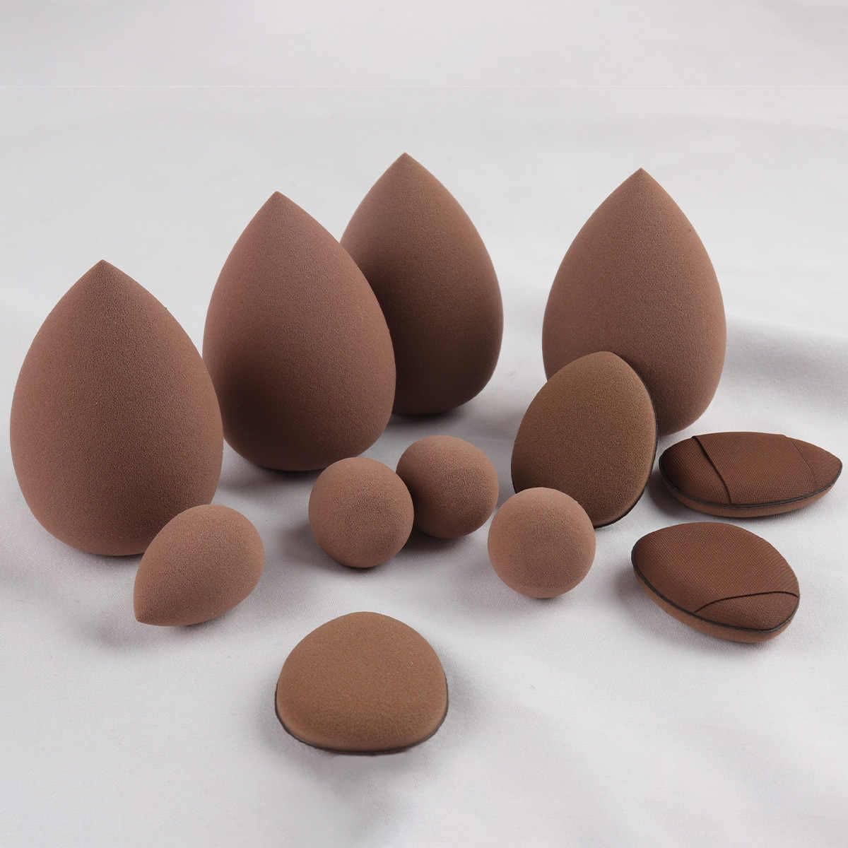Korean Makeup Sponge Puff Blender Kit (20 Pcs) | Non-Latex Ultra Soft Beauty Blender Set | Includes Big & Mini Makeup Sponges