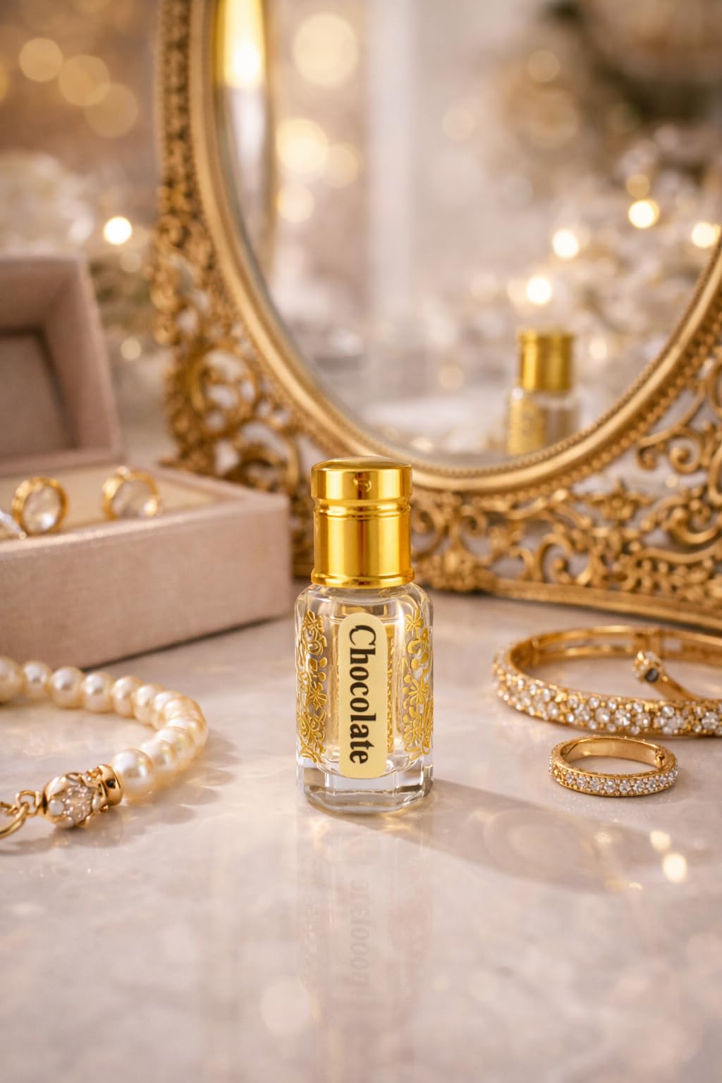 KOSTA Black Oudh Attar Roll-On Concentrated Perfume Oil, Alcohol-Free, 6ml, Unisex Oud Fragrance - label detail (12)