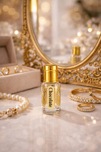 KOSTA Black Oudh Attar Roll-On Concentrated Perfume Oil, Alcohol-Free, 6ml, Unisex Oud Fragrance - label detail (12)