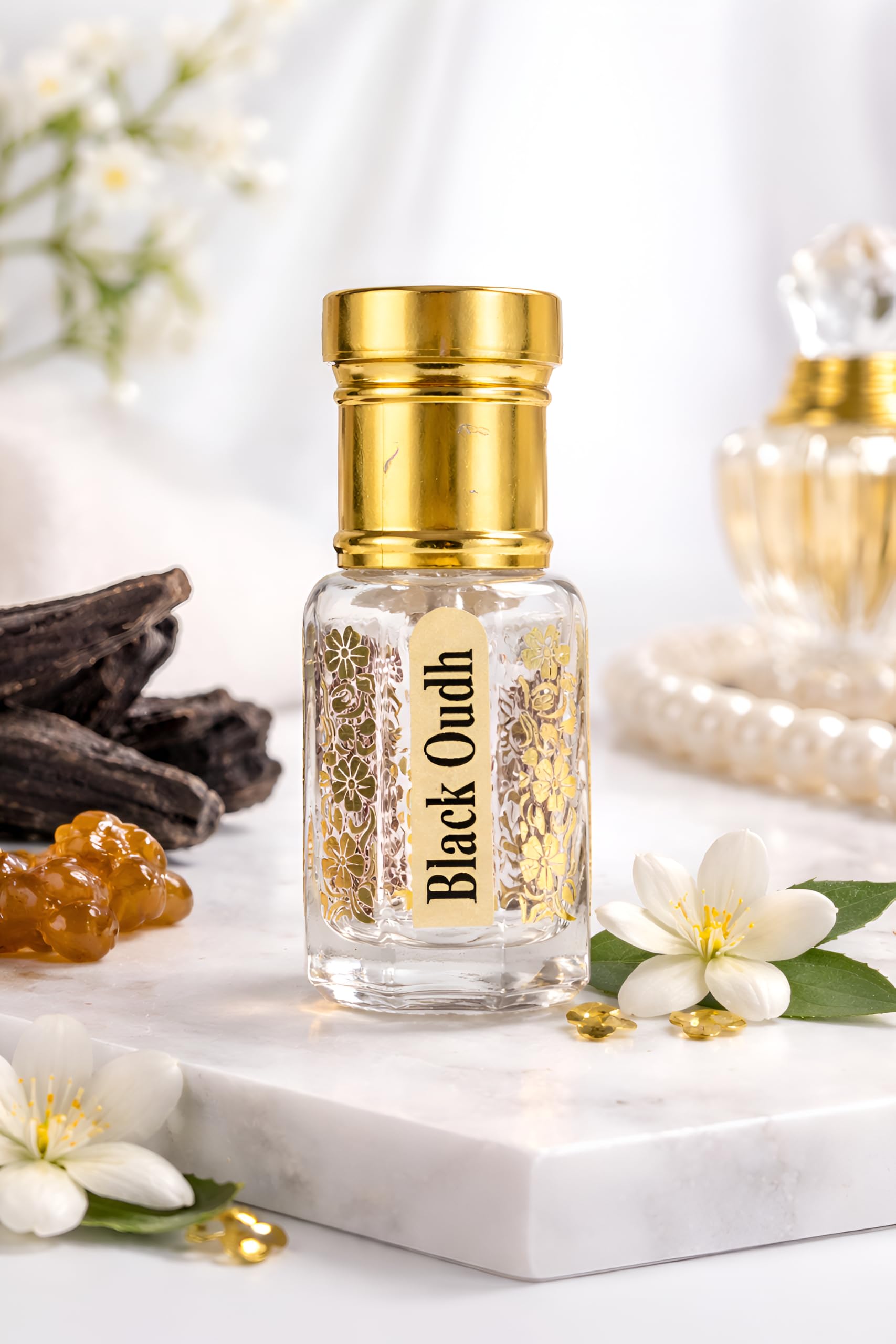 KOSTA KOSTA Black Oudh Attar for Men | Alcohol Free Long Lasting Perfume Oil | Strong Woody Smoky Oud Fragrance | Roll On Att