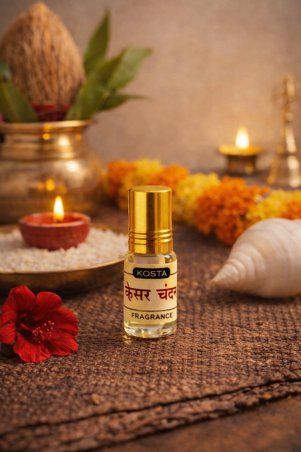 KOSTA KOSTA Black Oudh Attar for Men | Alcohol Free Long Lasting Perfume Oil | Strong Woody Smoky Oud Fragrance | Roll On Att