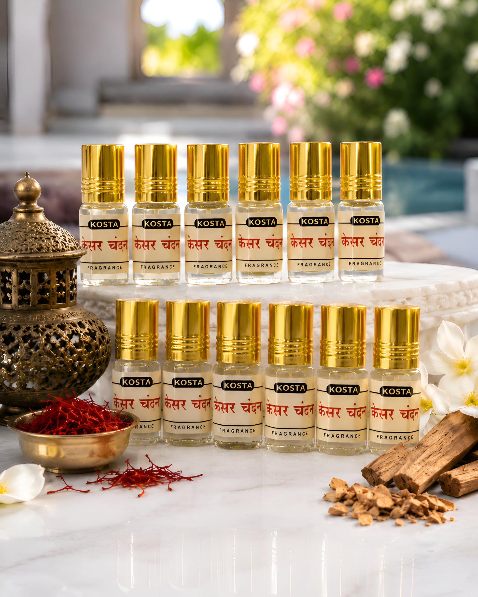 KOSTA KOSTA Black Oudh Attar for Men | Alcohol Free Long Lasting Perfume Oil | Strong Woody Smoky Oud Fragrance | Roll On Att