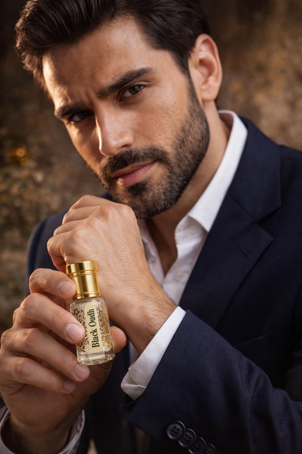 KOSTA KOSTA Black Oudh Attar for Men | Alcohol Free Long Lasting Perfume Oil | Strong Woody Smoky Oud Fragrance | Roll On Att